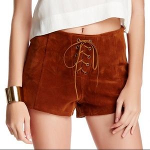 MINKPINK Boot Scootin' Faux Suede Short